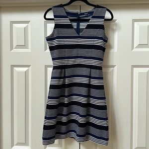 Madewell Navy Stripe Dress